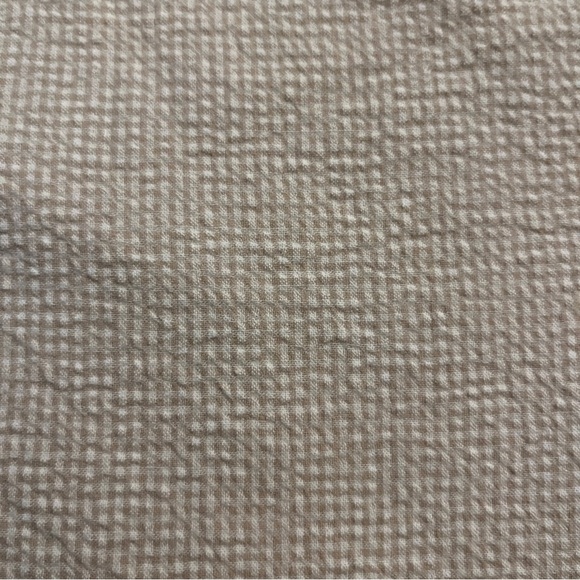 NWOT Girls Water + Son Beige and White Gingham Shorts size 10 - Picture 3 of 5